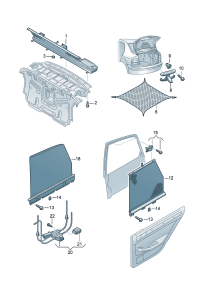 4E0861333G-Glass door Roller shade