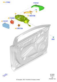DP5Z13B375A-DRL ASSY F