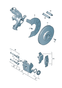 6RD615105D-Brake assy-fist saddle  Add-contain position: D-10.08.2015