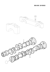 9002826-CAMSHAFT ASSY-EXHAUST