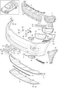95850521706-Plate, bumper None: Washer, h/lamp Complete: Guard-parking