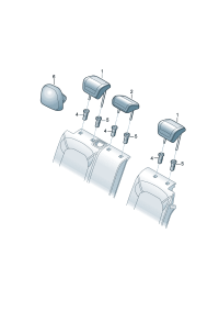 8WD885975US2-Headrest w/shield, Adjustable (textile) (ghost (black))