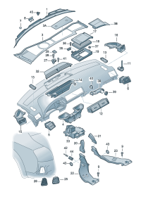 8E1819441B-Bezel Oil filter elmt