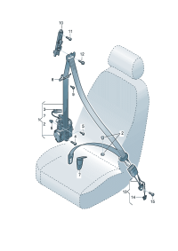 4GD857705BV04-S/belt assy -3 Atm & s/belt tensioner  [Note] * * * * * * **Install now only * * **When or
