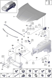 95882303100-Blanking assy Porsche panamera:     DICHTUNG VORN