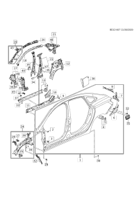 26264392-Reinforcement, body lock pillar striker