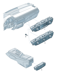 80A820043-Electronic control air conditioner Display & operating unit & Cont unit