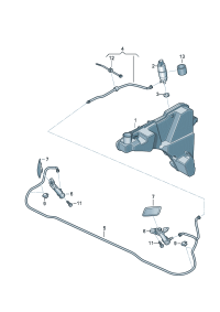 80D955970-HOSE-OIL RETURN PIPE