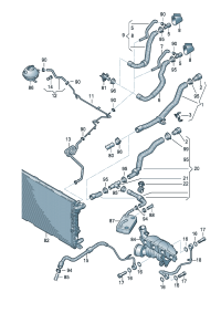 5N0122157AG-WATER HOSE