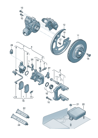 4GD615403-Caliper assy, band Servo motor