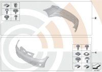 51122410020-Mounting assy-rear bumper
