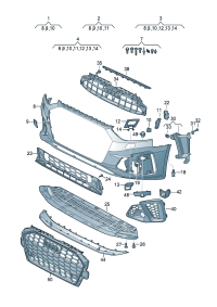 8WD807065T-COVER ASSY, PLASTIC