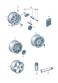 4E0601025AP-Wheel rim-aluminium alloy  Colour code: