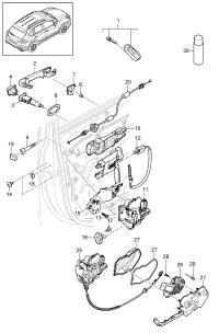 95853120500-Handle, outer