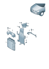 7P0907551A-Control unit-gasoline D-29.07.2013