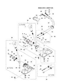 24518138-Shaft assy-select shift flexible