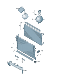3VD121285-PORSCHE CAYENNEAIR DUCT CENTRE
