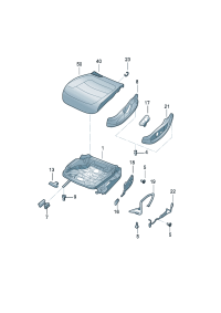 56D881405AVCH-Seat cover