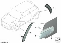 63137298348-INDICATOR/RH- WHITE/E60/E61