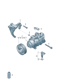 8W0820803N-COMPRESSOR,AIR CON