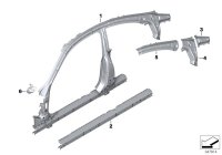 41008063221-Bracket body support fr lh