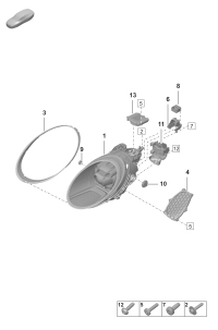 992941572BB-Control unit, LED headlamp