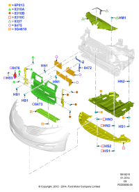 DP5Z8310D-PLATE-AIR GUIDE