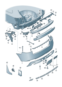 8P0807434K-Spoiler D-MJ 2011
