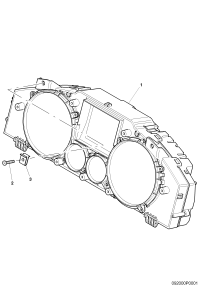 3W5920840G-CLUSTER ASSY-INSTRUMENT