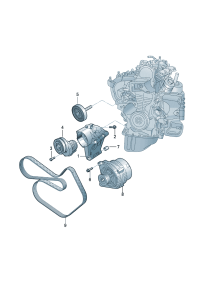 1JD260885-Bracket, compressor