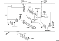 SU00307360-SUPPORT SUB-ASSY, RADIATOR