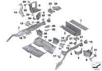 41007284307-Bracket, wheelhouse support, rh/lh