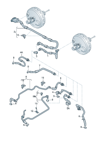 4F0611931CB-W/check valve Pipe, vacuum  D  -02.01.2011