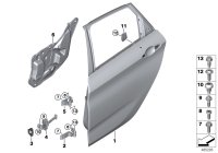 41009631839-Door, rear lh