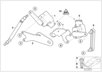 31126760824-RIGHT RIDE HEIGHT SENSOR BRA379999