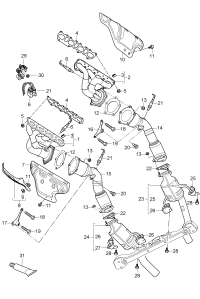 94811112900-MANIFOLD ASSY-EXH.,*