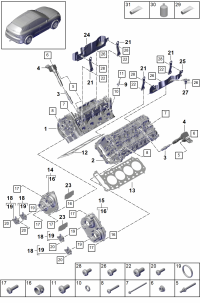 9A710306100-Head assy-cylinder Yet: Camshaft Deprecated parts