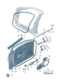4KD831051A-Door assy-rr, lh D  -26.04.2021