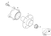 33416764180-ANGULAR CONTACT BALL BEARING