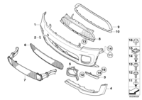51110442012-Grille air in. upper