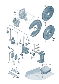 4H0907801L-Control unit Parking brake  This is a problem * * * * * * Note OT-instruction manual