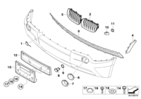 51113400905-Garnish, towing hook