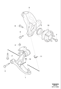 31340232-Control arm lh