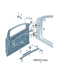 4L0831401A-Hinge door