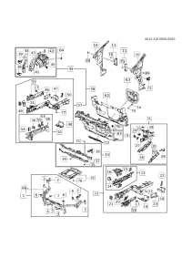 26314507-Insulator, body lock striker pillar