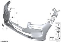 51115A4F6E2-Bumper garnish fr