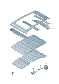 80A817983ASTL-Frame, roof (primed)