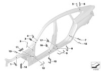 41007214747-Pillar assy-module A upr lh