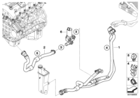 17123448462-HOSE/RADIATOR-3E90/3E91