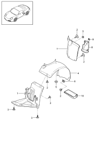 99750460300-SUPPORT ASSY, INSULATOR